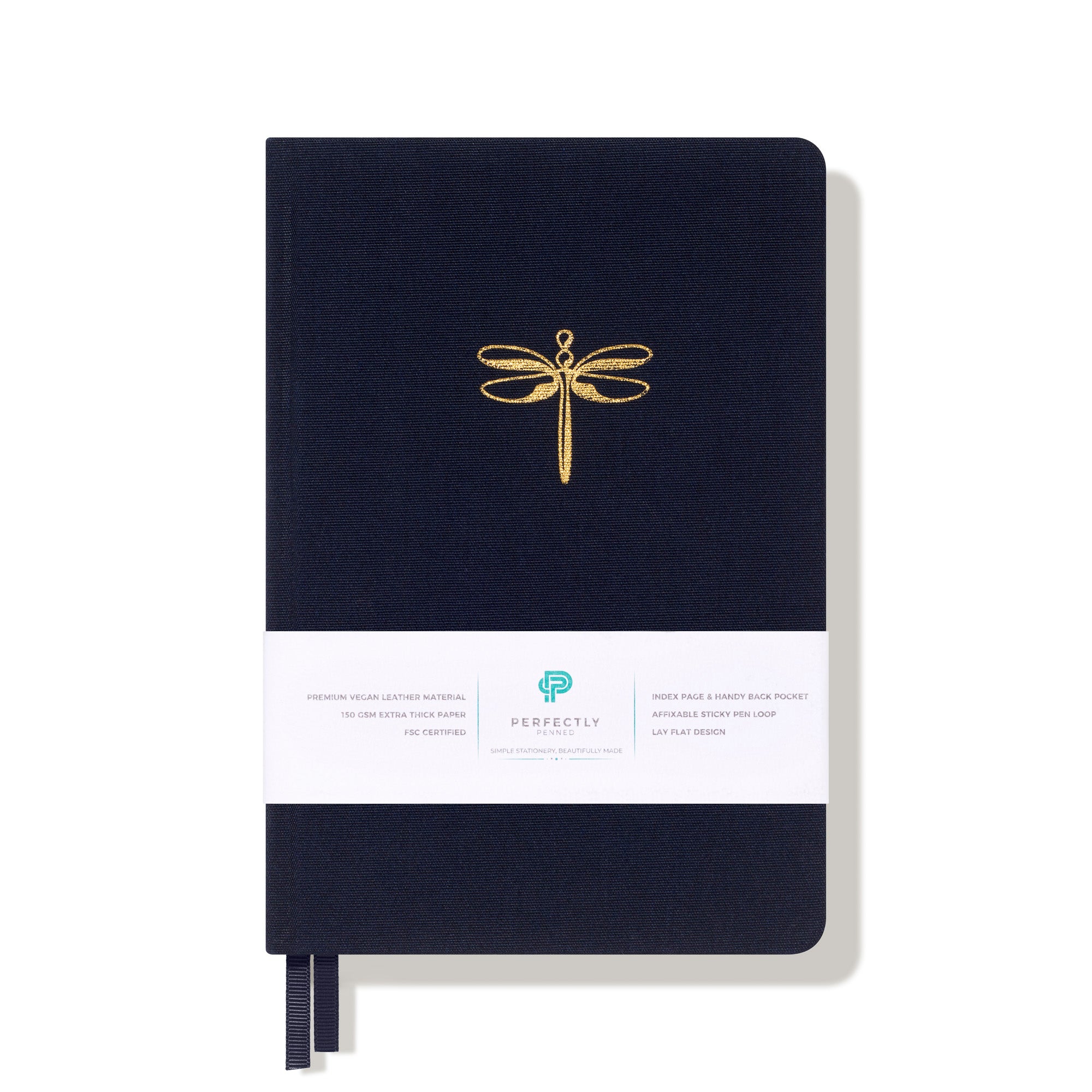 Bird Dotted Perfectly Penned A5 Notebook - Premium Weekly Planner